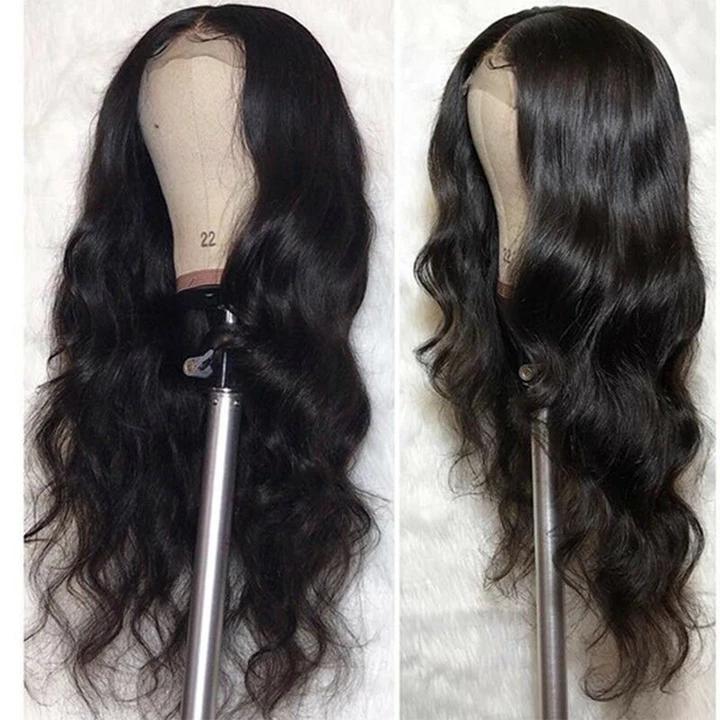 360 Lace Frontal Wigs with Baby Hair Body Wave Virgin Hair Wigs